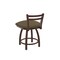Holland Bar Stool Co 18" Low Back Swivel Vanity Stool, Bronze Finish, Graph Cork Seat 41118BZ017 - alternate 2